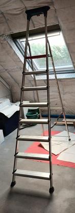 Trapladder, Doe-het-zelf en Bouw, Ophalen, Zo goed als nieuw, Ladder, Opvouwbaar of Inschuifbaar