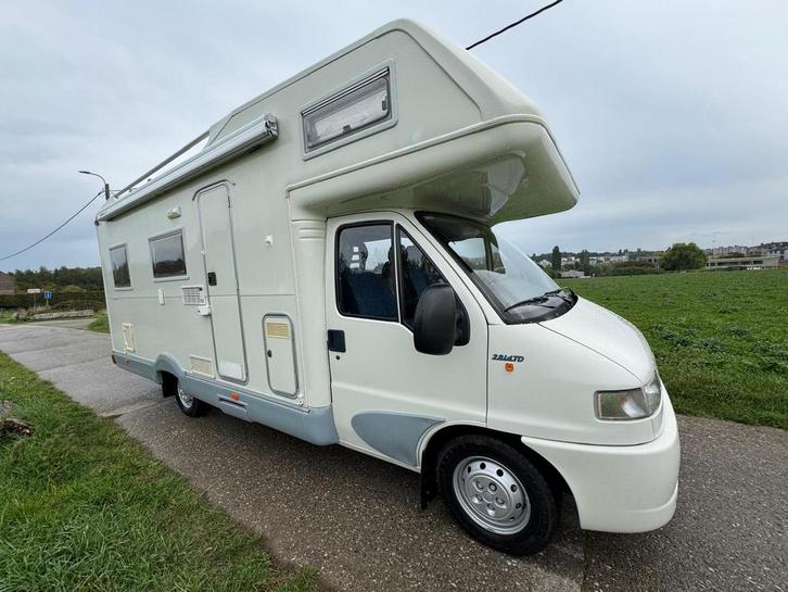Stacaravan Ci Mizar Cappucine + Frans bed, Caravans en Kamperen, Mobilhomes, Particulier, meer dan 6, Half-integraal, Fiat, Fiat