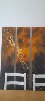 3 panelen kunst, Antiek en Kunst, Ophalen