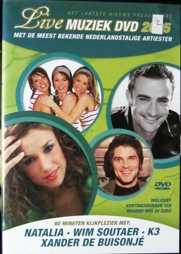DVD LIVE MZIEK 2005 MET BEKENDE NEDERLANDSE ARTIESTEN beschikbaar voor biedingen