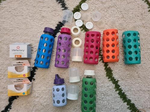 Lifefactory set en accessoires voor babyflessen, Kinderen en Baby's, Babyvoeding en Toebehoren, Gebruikt, Ophalen