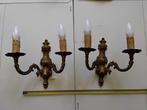 bronzen wandlampen, schansen, wandkandelaar, Enlèvement
