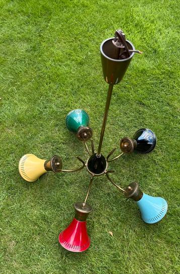 Fifties luster, design lamp, jaren 50 hanglamp, Italy? beschikbaar voor biedingen