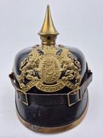 Pickelhaube, pinhelm Bayern, WO1 , WW1, Verzamelen, Militaria | Algemeen, Verzenden, Helm of Baret