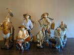 Set van 7 Chinese Mudman porseleinen beeldjes -, Antiek en Kunst, Ophalen