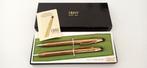Vintage Cross 12K gold filled pen & pencil set #6601, Verzamelen, Pennenverzamelingen, Balpen, Cross, Nieuw, Met doosje