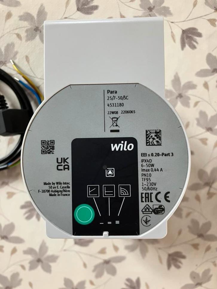 Wilo circulateur, Bricolage & Construction, Chauffage & Radiateurs, Neuf, Radiateur, Enlèvement ou Envoi