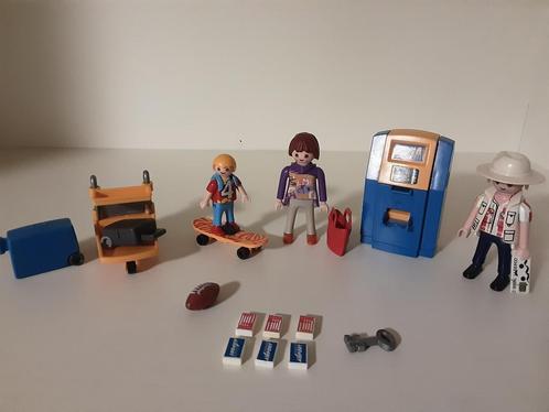 PLaymobil incheckbalie van de luchthaven - compleet, Kinderen en Baby's, Speelgoed | Playmobil, Zo goed als nieuw, Complete set
