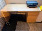 Bureau Ikea Malm eikenfineer, Enlèvement, Comme neuf, Bureau