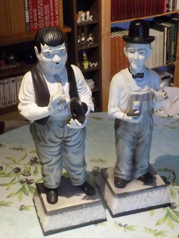 Grote beeldjes van Laurel en Hardy beschikbaar voor biedingen