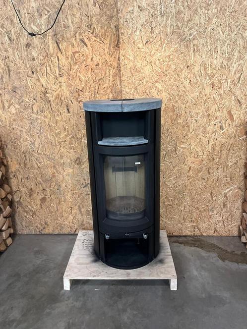 24136 Houtkachel met speksteen Hark eco plus, Huis en Inrichting, Kachels, Gebruikt, Vrijstaand, Houtkachel, Hout, Ophalen