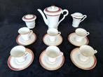 ANCIEN SERVICE-À-CAFÉ EN PORCELAINE FRANÇAISE, Gebruikt, Porselein, Compleet servies