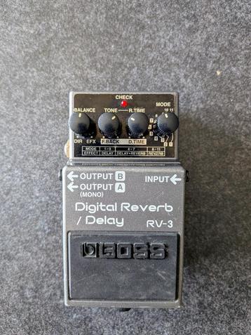 Boss RV-3 Digital Reverb / Delay, Enlèvement ou Envoi, Utilisé, Delay ou Écho