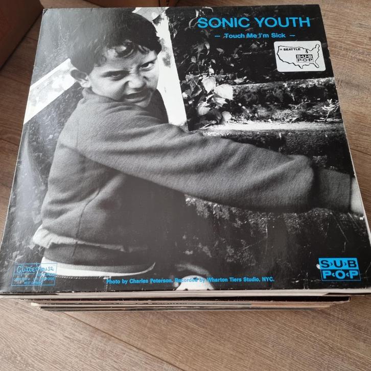 12" Sonic Youth / Mudhoney – Touch Me I'm Sick / Halloween, Cd's en Dvd's, Vinyl Singles, Gebruikt, Maxi-single, Rock en Metal