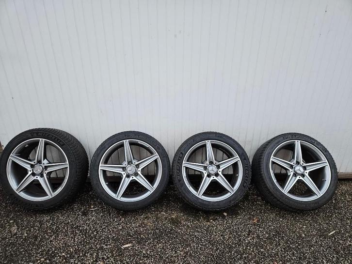 Nieuwe 18" Mercedes AMG breedset velgen, Auto-onderdelen, Banden en Velgen, Banden en Velgen, Winterbanden, 18 inch, 245 mm, Nieuw