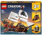 Lego Creator 31109 3in1 Piratenschip, Kinderen en Baby's, Speelgoed | Duplo en Lego, Ophalen of Verzenden, Nieuw, Complete set