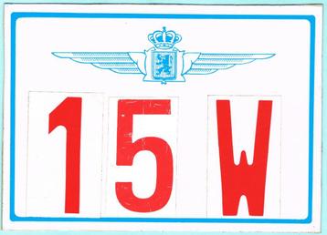 Belgian Air Force voertuig magneetsticker beschikbaar voor biedingen