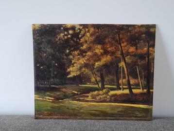 Zeer mooi schilderij op paneel - huile sur panneau - Martin beschikbaar voor biedingen