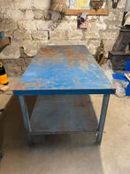 Établi / table de travail industriel 200x100, Ophalen, Gebruikt, 170 cm of meer