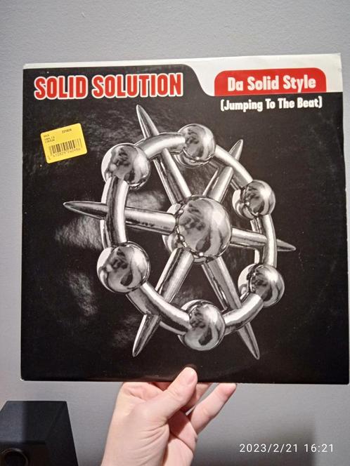 12" Solid Solution - Da Solid Style (Jumping To The Beat), CD & DVD, Vinyles | Dance & House, Utilisé, Autres genres, 12 pouces