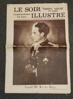 Soir illustré Begrafenis Albert I toetreding van Leopold III, Verzamelen, Koningshuis en Royalty, Verzenden, Gebruikt, Tijdschrift of Boek