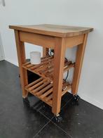 Bijzettafel Ikea Bekväm, Huis en Inrichting, Tafels | Sidetables, Ophalen, Gebruikt