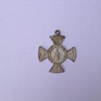 antiek medaillon type Maltees kruis met Jezus, Antiek en Kunst, Ophalen of Verzenden