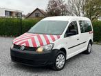 Volkswagen Caddy 1.6Cc 2012 dubbel Cabine 5Zitplts, Auto's, Euro 5, Caddy Combi, Wit, Leder