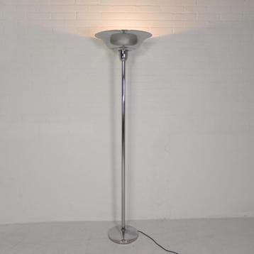 Staande Art Deco lamp, uplight, Nederland, jaren '30 beschikbaar voor biedingen