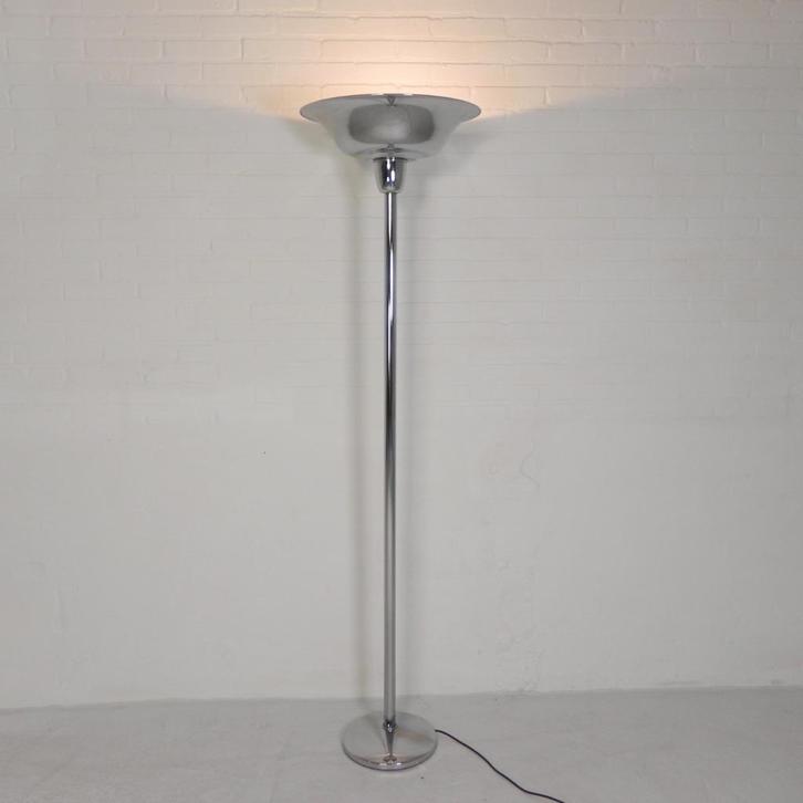 Staande Art Deco lamp, uplight, Nederland, jaren '30, Antiek en Kunst, Antiek | Verlichting, Ophalen of Verzenden