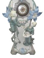 Art Nouveau porseleinen klok met vrouwenfiguren, Ophalen of Verzenden