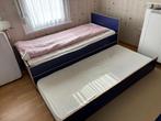 Onderschuifbed en bijpassende kledingkast, Huis en Inrichting, Ophalen, Eenpersoons, Blauw, 200 cm