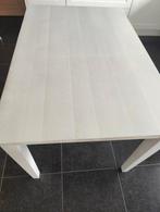Witte eiken tafel te koop, Huis en Inrichting, Tafels | Salontafels, Ophalen, 100 tot 150 cm, Eikenhout, Zo goed als nieuw