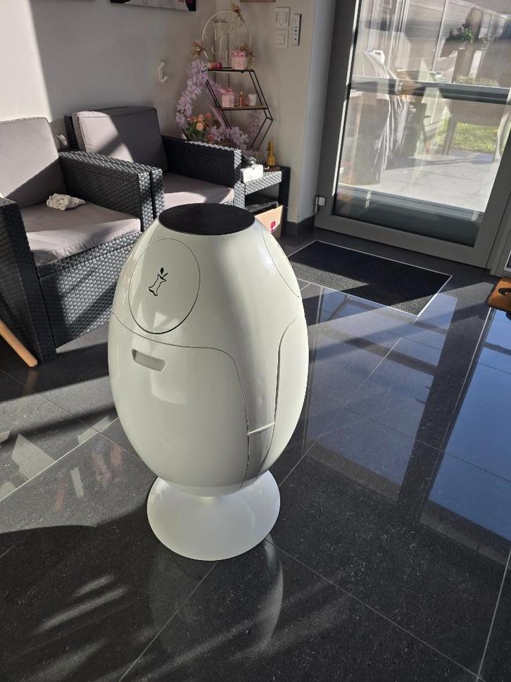 Ovetto Lacoque White - Designer bin for waste separation, Huis en Inrichting, Woonaccessoires | Overige, Zo goed als nieuw, Ophalen