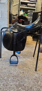 Zwart springzadel Kentaur voor Pony, Dieren en Toebehoren, Paarden en Pony's | Zadels, Ophalen, Gebruikt, Springen