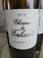 witte wijn Bordeaux, 2019, Charme by Fonbadet 3st= 15€, Pleine, France, Enlèvement, Vin blanc
