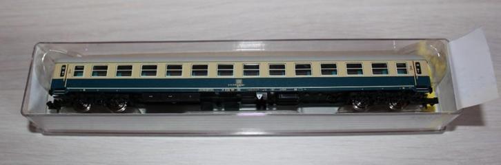 Wagon Minitrix 15379 DB comme neuf N 1/160., Hobby en Vrije tijd, Modeltreinen | N-Spoor, Zo goed als nieuw, Wagon, Trix, Ophalen of Verzenden