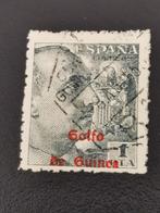 Golfo de Guinea 1942 - met opdruk, Postzegels en Munten, Postzegels | Afrika, Ophalen of Verzenden, Guinee, Gestempeld