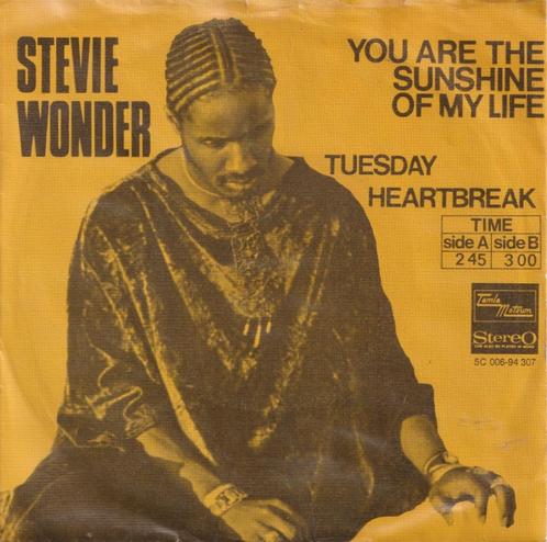 Stevie Wonder – You are the sunshine of my live - Single, Cd's en Dvd's, Vinyl Singles, Gebruikt, Single, R&B en Soul, 7 inch