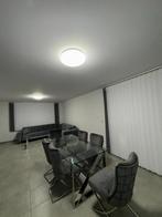 Meubels te koop, zetel, salon tafel+ 6 stoelen, kleine tafel, Huis en Inrichting, Ophalen, Overige materialen, Gebruikt, Overige maten