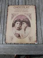 chocolat reclamebord, Ophalen, Zo goed als nieuw, Reclamebord