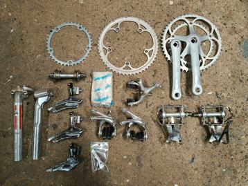 Lot (retro) campagnolo onderdelen te koop!! beschikbaar voor biedingen