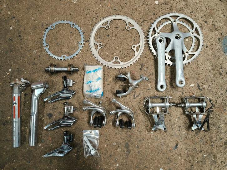 Lot (retro) campagnolo onderdelen te koop!!, Fietsen en Brommers, Fietsonderdelen, Gebruikt, Overige typen, Ophalen of Verzenden
