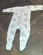 Baby kleding pyjama met rits blauw neushoorn DIM 12M, Verzenden, Nieuw, Maat 74