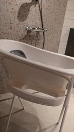 TE KOOP babybadje met verhoog en angelcare zitje, Ophalen, Gebruikt, Badje, Bébé-jou