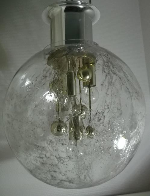 Design plafondlamp van Doria Leuchten - verlaagde prijs  👍, Huis en Inrichting, Lampen | Plafondlampen, Zo goed als nieuw, Glas
