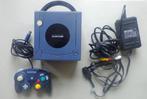 Gamecube Paars + originele controller + kabels, Games en Spelcomputers, Spelcomputers | Nintendo GameCube, Ophalen of Verzenden