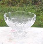 plat coupe a fruit en cristal sur pied, Enlèvement ou Envoi