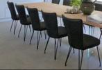 10 stoelen eettafel, Huis en Inrichting, Stoelen, Ophalen, Zo goed als nieuw, Vijf, Zes of meer stoelen, Stof