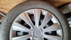 Winterbanden 205/60/R16 op velg met wieldeksel, Ophalen, Gebruikt, 16 inch, Banden en Velgen